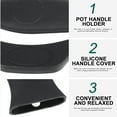 thumbnail image 3 of 6 Pcs Silicone Handle Sleeves for Frying Pan, Protective Covers, Non- Grip, Kitchen Cooking Accessories, 3 of 6