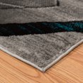 thumbnail image 2 of United Weavers Studio Area Rug 710-00663 Flash Aqua Lines Explosions 1' 10" x 3' Rectangle, 2 of 4