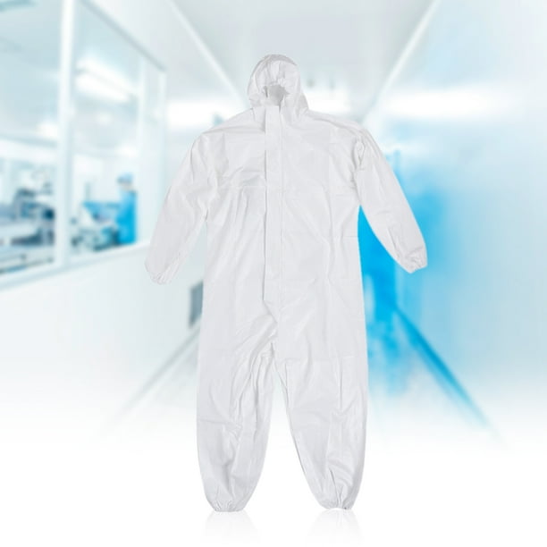 Traje de proteccion traje de proteccion desechable Overol con capucha Ropa de seguridad para todo el cuerpo Hombres Mujeres Unisex Walmart en linea