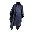 thumbnail image 2 of hengtong Raincoat with Drawstring Hood EVA Rain Jacket for Camping Outdoor Activities Navy blue, 2 of 9