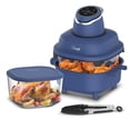 thumbnail image 1 of Rosewill 4-in-1 Portable Glass Air Fryer, 4.7QT Transparent Glass Cooking Pot with Storage Lid & Tongs, Compact Smart for Deep Roast, Recrisp, Keep W, 1 of 7