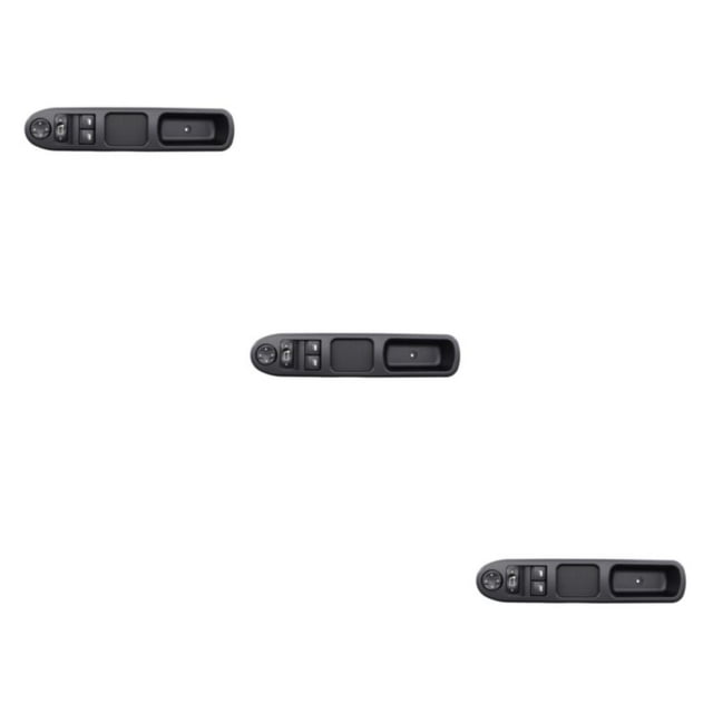 Guardoinrt Power Window Switch Control Button Wide Compatibility User-friendly Black 3Set