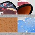 thumbnail image 2 of Dailycode 2 Pcs Kitchen Rug Set Non Slip Absorbent Soft Floor Mats for Kitchen Bathroom American Football with Flat 19.7"x27.6"+19.7"x47.2", 2 of 7