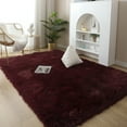 thumbnail image 2 of YouLoveIt Rectangle Soft Area Rugs Shaggy Area Rugs Fluffy Shag Rug Floor Rugs Non-Slip Home Decor Warm Mat Home Bedroom Beside Mat Plush Area Rugs for Living Room, 2 of 5