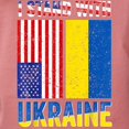 thumbnail image 3 of CafePress - I Stand With Ukraine Support Ukrainian Ame T Shirt - Womens Comfort Colors® Shirt, 3 of 4