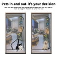 thumbnail image 5 of Reinforced Cat Screen Door,Fits Door Size 30''x 80'',Thickened Cat Resistant Mesh Screen Door for Living Room,Kitchen,Bedroom,Cat Proof Screen with Zipper Closure., 5 of 9