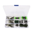 thumbnail image 2 of Juego de accesorios de pesca kusrkot con caja de almacenamiento conectores de pesca giratorios de cambio rápido, 2 of 8