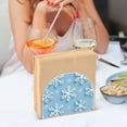 thumbnail image 3 of Yayeee Napkin Holder for Table Kitchen Paper Tissue Organization, Blue Snowflake, 3 of 8