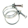 thumbnail image 2 of For Suzuki Samurai Radiator Coolant Hose Pipe Clamps Double Wire 09400M60301, 2 of 4