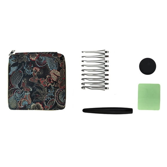 ROZYARD Interchangeable Aluminum Crochet Hook Crochet Needle Knitting Tool with 9 Tip