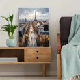 thumbnail image 5 of Paris Cityscape Oil Painting Canvas Print Home Hotel Hallway Wall Art, 5 of 8