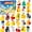 Christmas ducks, variant on UYWZQ- Advent Calendar Christmas Ducks - 24pcs Rubber Duck Advent Calendar 24 Days of Christmas Countdown Toys for Xmas Party Favors Kids Toddlers