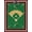 Green Red Navy, Pattern 4, variant on ODIKA 8'x10' Washable Area Rug Baseball Field Sport Design With Crossed Bats Ball And Stitched Seam Accents for Dining Room, Large Office, Lounge, Non-Slip Chair-Friendly Mat