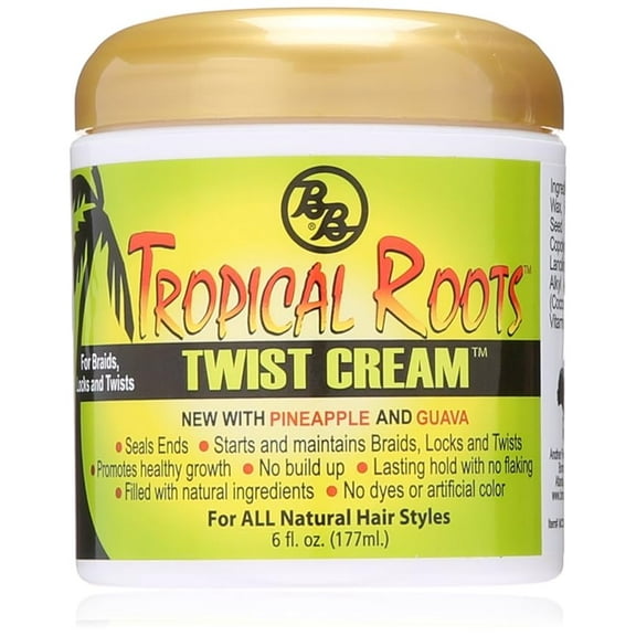 Bronner Brothers Tropical Roots Twist, CREAM 6.0 Fl Oz