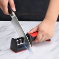 thumbnail image 2 of Kitchen Cutter Sharpener with 3/4 Grooves Tungsten Steel Sharpener with Plastic Handle Multifunctional Manual Grinder for Scissors Cutter Sharpening Stone Kitchen Supplies, 2 of 7