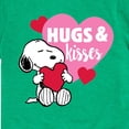 thumbnail image 3 of Peanuts - Snoopy Hugs And Kisses  - Toddler And Youth Short Sleeve Graphic T-Shirt, 3 of 6