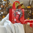 thumbnail image 4 of Aufmer 1 Pcs Holiday Themed Tote Bag, Non Woven Fabric Carrier for Christmas Presents(Multicolor), 4 of 6
