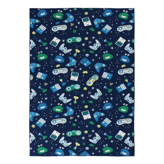 Mainstays Kids Tufted Gamer Area Rug, 5' x 7'