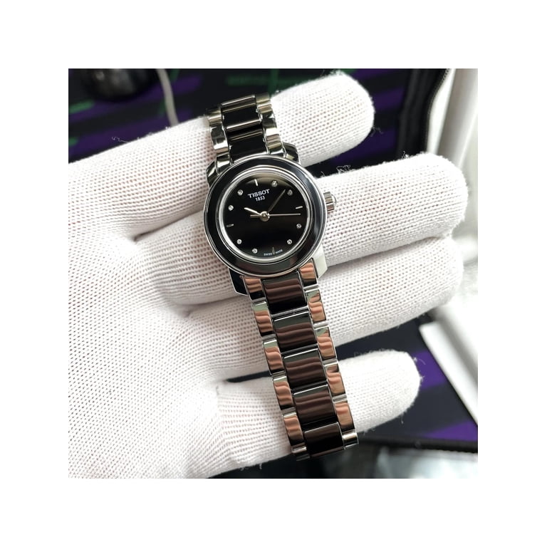 New Tissot T-Trend 28mm Steel Ceramic Diamond Quartz Watch  display picture 2