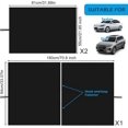 thumbnail image 5 of KAIYANG Juego de 3 cortinas de privacidad para coche, cortinas divisorias para coche, cortinas de protección solar para coche, parasol para SUV, 5 of 5