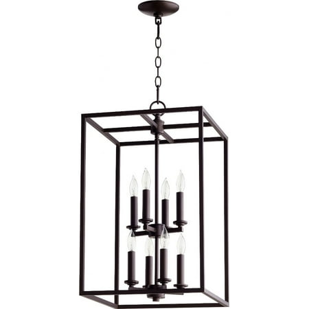 

Sloy Street 8 Light 2-Tier Entry Pendant in Bailey Street Home Home Collection Style 14 inches Wide By 24 inches High Oiled Bronze Bailey Street Home