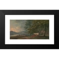 thumbnail image 2 of George Barret 18x11 Black Modern Framed Museum Art Print Titled - Morning: Landscape with Cattle (ca. 1775), 2 of 5