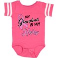 thumbnail image 3 of Inktastic My Grandma is My Hero Breast Cancer Awareness Boys or Girls Baby Bodysuit, 3 of 5