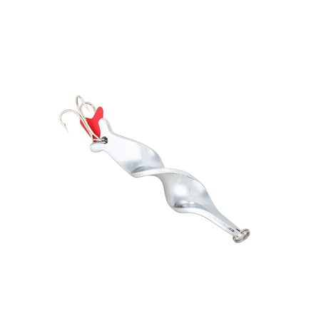 1PC Silver Metal Lure Hard Bait Swimbait with Treble Hook 27g