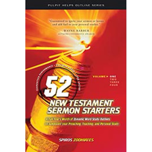 Pre-Owned Pulpit Helps Outline Series: 52 New Testament Sermon Starters Book One (Series #1) (Edition 1) (Paperback)