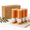 Orange-90hr/400ml-6, variant on 6pk Red Rojo Unscented 90-hour Prayer Devotional Candles In Glass