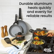 GoodCook Ceramic Nonstick, 10pc Set, Black