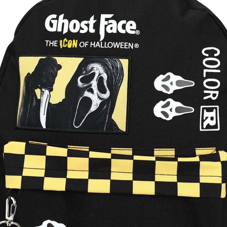 Ghost Face Character Checkered Backpack - Walmart.com