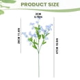 thumbnail image 3 of Artificial Forget-Me-Not Bouquet Realistic Fake Flowers for Home Wedding Centerpiece Table Decor, 3 of 9