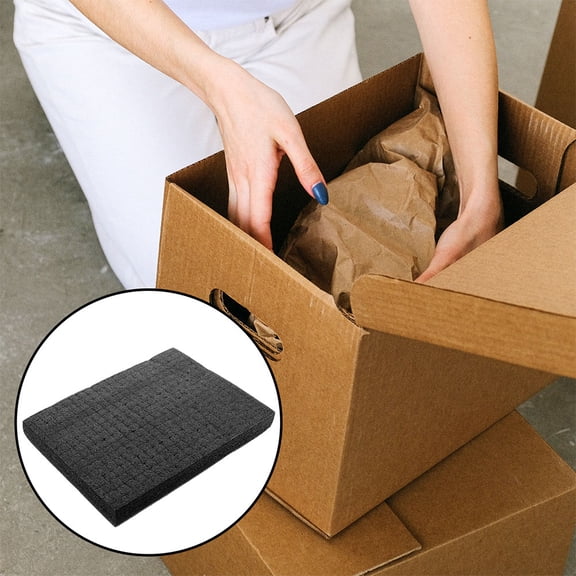 WEAVILUX Black Foam Sheets for Transport Packaging, Foam Padding, Protective Case Inserts Cushioning Material