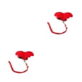 thumbnail image 1 of kurtrusly Angel Wing Rabbit Harness Cat Kitten Pet Leash Adjustable Outdoor Training Rope Outside Walking Clothes Duck Chicken Red XS 2Set, 1 of 1