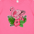thumbnail image 4 of Inktastic Flamingo with Tropical Flowers Boys or Girls Baby T-Shirt, 4 of 5
