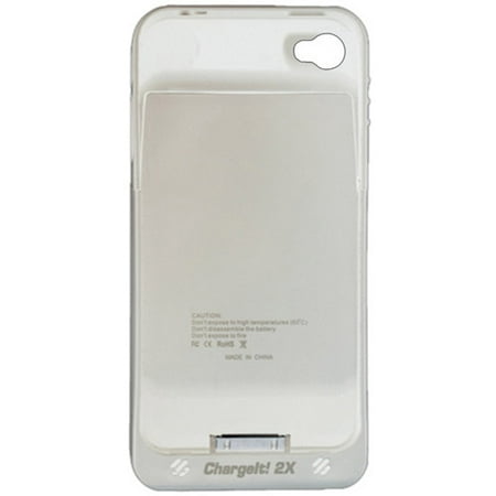 Digital Treasures ChargeIt! 2X for iPhone 4/4S, White