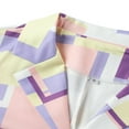 thumbnail image 4 of Combinaison à Manches Courtes Col Color Block pour Femme avec Ceinture de Taille Nouveau Style, 4 of 9