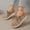 Khaki, variant on YOUYEDIAN Sneakers for Women Spring Fall Fashion Platform Round Toe Non Slip Comfortable Sneakers Casual Versatile Vintage Strap Walking Shoes