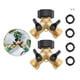 thumbnail image 5 of Speravity Adaptador de manguera de 2 vías para jardín doméstico, divisor portátil, de coche, riego, convertidor en forma de Y, conectores Jardín y Patio Typ 2 Speravity TO008628-02B, 5 of 6