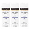 thumbnail image 1 of Protector solar Neutrogena Age Shield Face SPF 70 90 ml (paquete de 3), 1 of 7