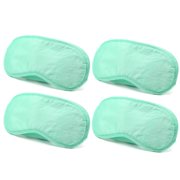 Dream Essentials Snooz Silky Soft Sleep Mask Value Pack 4 Eye Masks - Calm Sea Green (4 Pack)