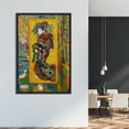 thumbnail image 3 of Woman Art Canvas, Home Decor Woman Wall Decor, Famous Canvas Art, Courtesan After Eisen, Courtesan After Eisen Art, Reproduction Printed, Canvas Wall Decor - White Framed, 3 of 5