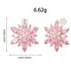 thumbnail image 3 of Pendientes De Circonita Con Diseño De Girasol, Accesorios De Moda Ligeros Para Mujer, Diseño Elegante De Copo De Nieve, Aguja De Plata, 3 of 3