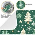 thumbnail image 2 of Christmas Trees Dish Drying Mat for Kitchen Counter, Super Absorbent Reversible Dish Drainer Rack Pad Coffee Bar Mat, 18 x 24 inch, 2 of 7