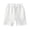 White, variant on REDARER Kids' Cotton Casual Shorts, Elastic Waist Solid Color Summer Sport Shorts for Boys & Girls,6-7 Years