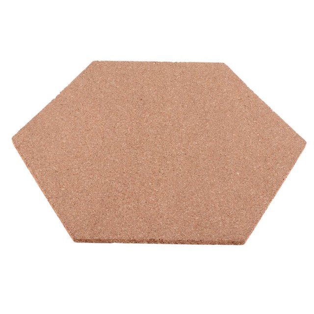 1 unids hojas de corcho hexagonal Sunnimix Láminas hexagonales de corcho