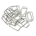 thumbnail image 3 of 20 conectores de correa de bolso con hebilla cuadrada de metal, accesorios para bolsos, manualidades DIY Plata 32x16x2.8mm Plata, 3 of 9