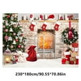 thumbnail image 3 of Harliver Merry Christmas Tree Wall Tapestry, Snowman Tapestry Hanging background, Xmas New Year Winter Party Backdrop, Tapestry Wall Decor for Living Room Bedroom Dorm, 90x70In, 3 of 6