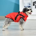 thumbnail image 6 of Dog Coat with Harness Winter Dog Coat Fleece Dog Jacket Waterproof Dog Coat Zipper Dog Jacket Puppy Coat Small Dog Clothes Dog Coat with Reflective Harness, 6 of 6
